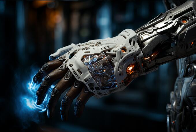 机械手臂,机器人 (图片来源:AI合成) 字节火山引擎启动高薪招聘,实质性进军“人形具身机器人”赛道