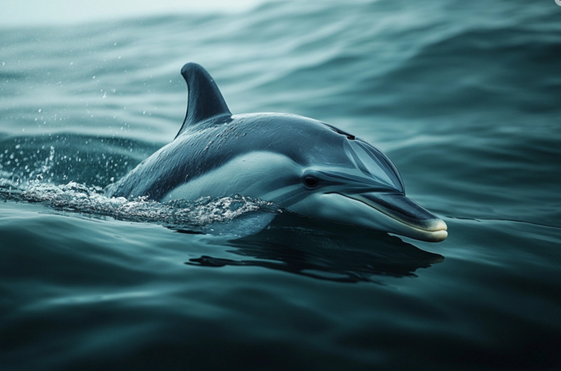 海豚 (2) (图片来源:AI合成) 全球首个AI海洋大模型“瞰海”发布!10天海洋预测精准到600米深