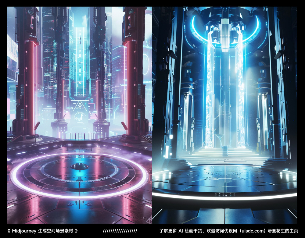 Midjourney精选8组热门空间场景词,海报神器来袭!