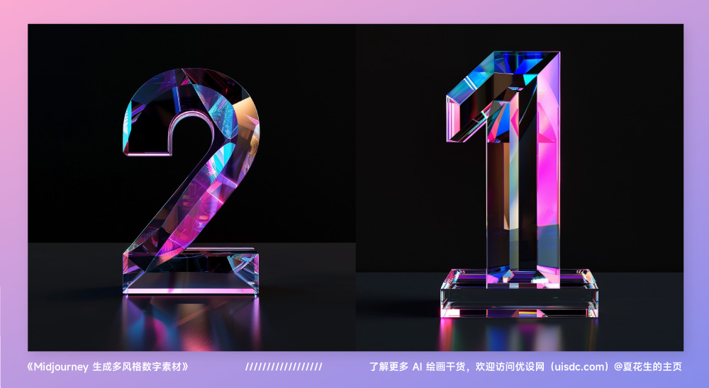 prompt分享:10 组高质量数字专题 Midjourney 提示词