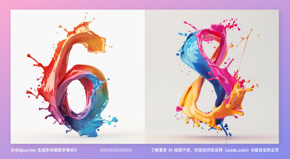 prompt分享:10 组高质量数字专题 Midjourney 提示词