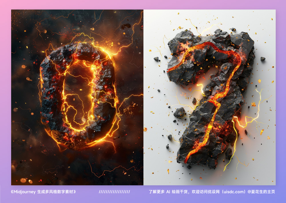 prompt分享:10 组高质量数字专题 Midjourney 提示词