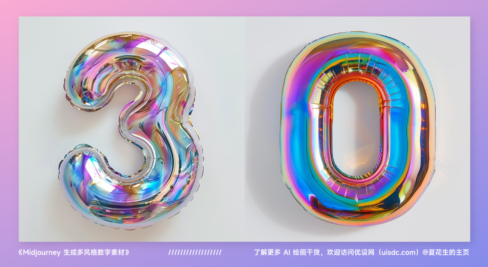 prompt分享:10 组高质量数字专题 Midjourney 提示词