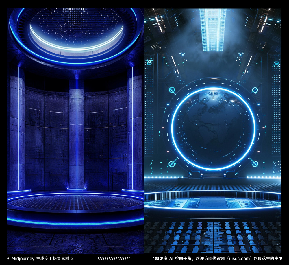 Midjourney精选8组热门空间场景词,海报神器来袭!