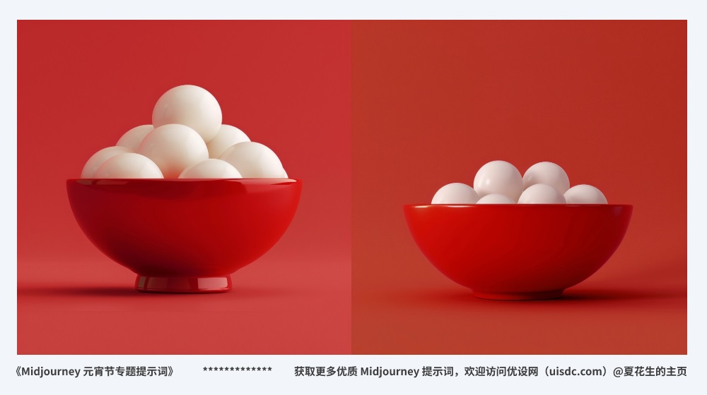 Prompt分享!8 组高质量元宵节 Midjourney 提示词!来点儿灵感吧!