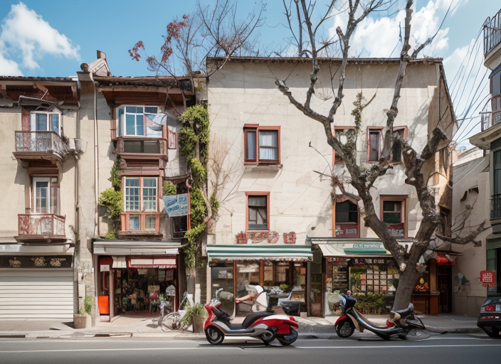 AI教程|速写变照片:《繁花》上海老街(附提示词)