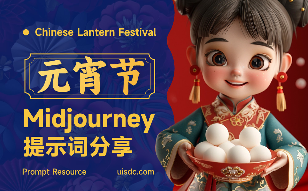 Prompt分享！8 组高质量元宵节 Midjourney 提示词！来点儿灵感吧！