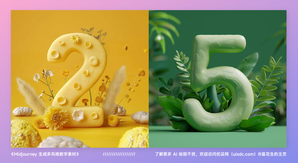 prompt分享:10 组高质量数字专题 Midjourney 提示词