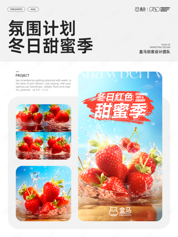 【实战案例】盒马设计|AIGC营销创意年度报告