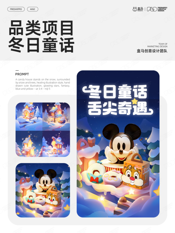 【实战案例】盒马设计|AIGC营销创意年度报告