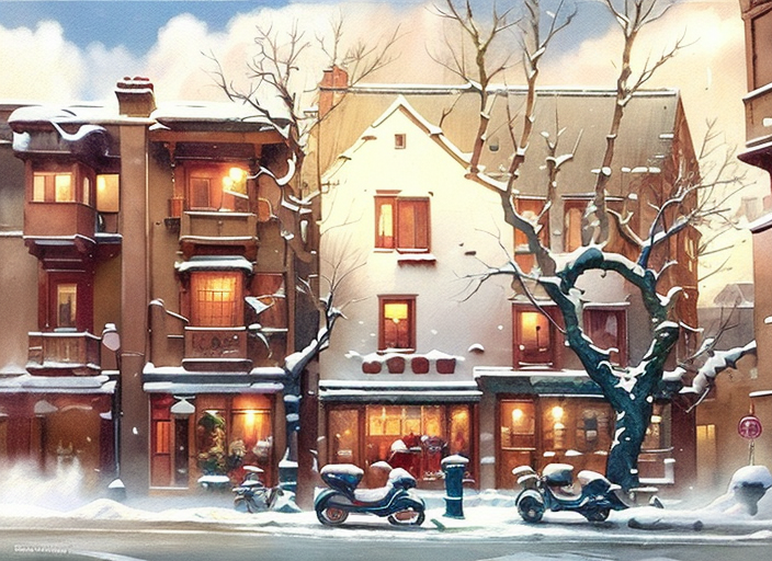 AI教程|速写变照片:《繁花》上海老街(附提示词)