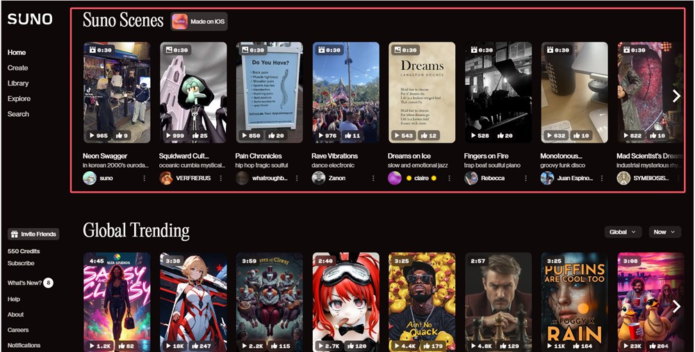 小红书下一个爆火玩法？Suno新功能Suno Scenes给你的“梗图”加分！