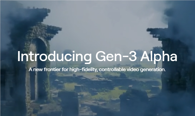 ​Runway 的 Gen-3 Alpha 开启测试，AI 生成视频效果不输Sora