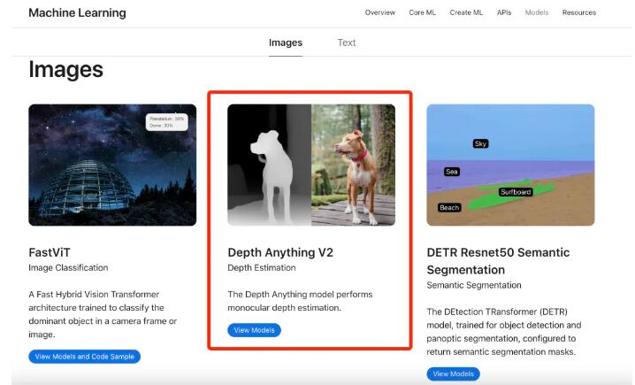 字节大模型Depth Anything V2 被苹果官方收入Core ML模型库