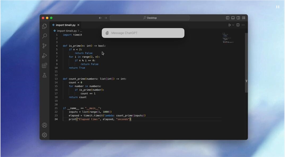 OpenAI推出适用于macOS的ChatGPT桌面应用程序
