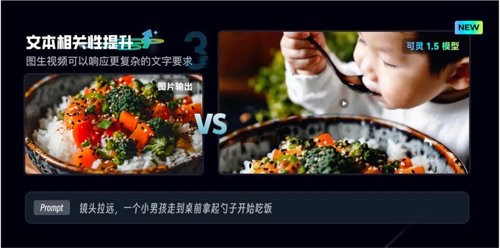 快手可灵AI全球升级1.5模型：引入“运动笔刷”功能 画质大幅提升