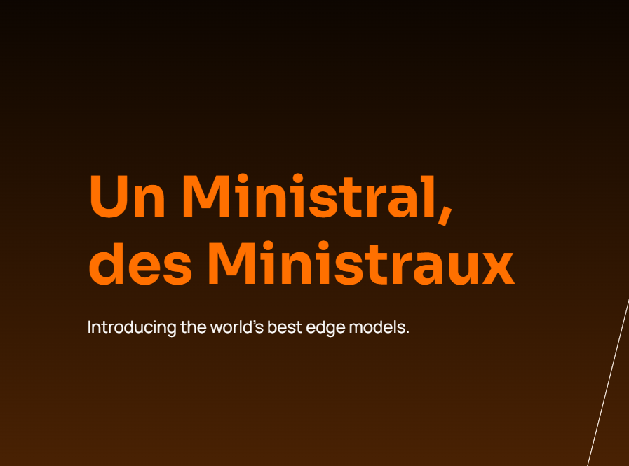 Mistral AI推超强边缘AI模型Ministral 8B，支持128000个token