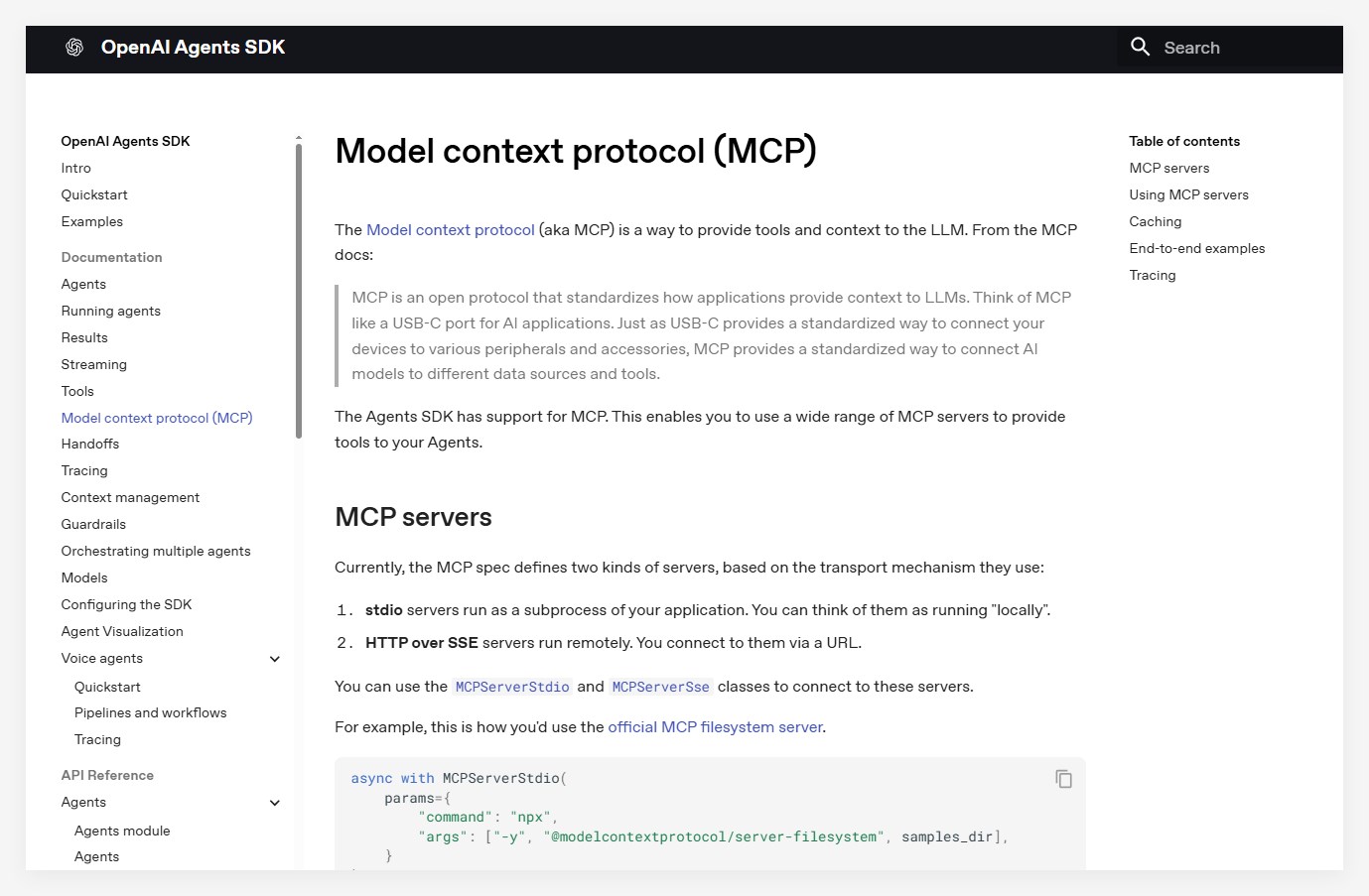 ​OpenAI宣布支持Anthropic的MCP标准 Agent SDK已添加MCP支持