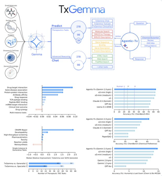 Google 发布 TxGemma 开源模型，助力加速治疗性药物研发