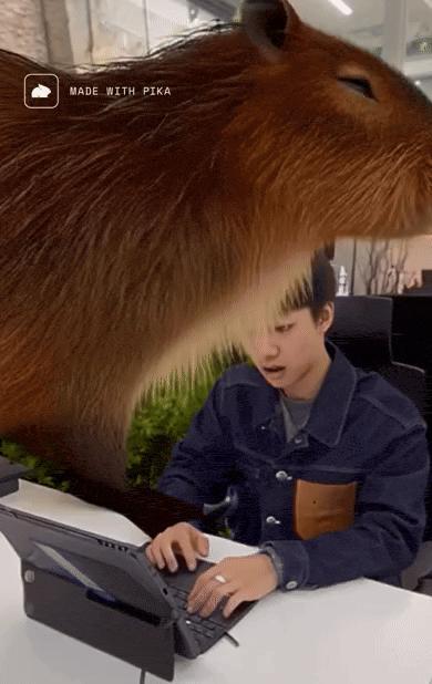 AI视频神器Pika，最近又推出了一个好玩的新功能：Pikaddition