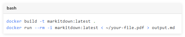 微软MarkItDown MCP，可把Word、Excel等转换成markdown格式