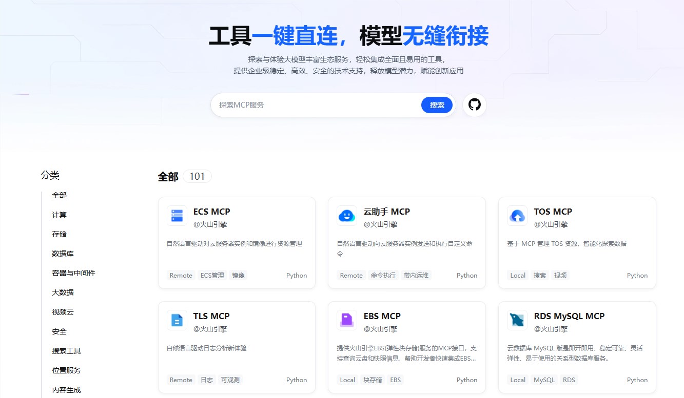 火山引擎推出开源 MCP Servers，助力大模型应用开发