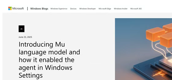 微软发布创新小参数模型Mu:性能比肩Phi-3.5-mini，赋能Windows智能体