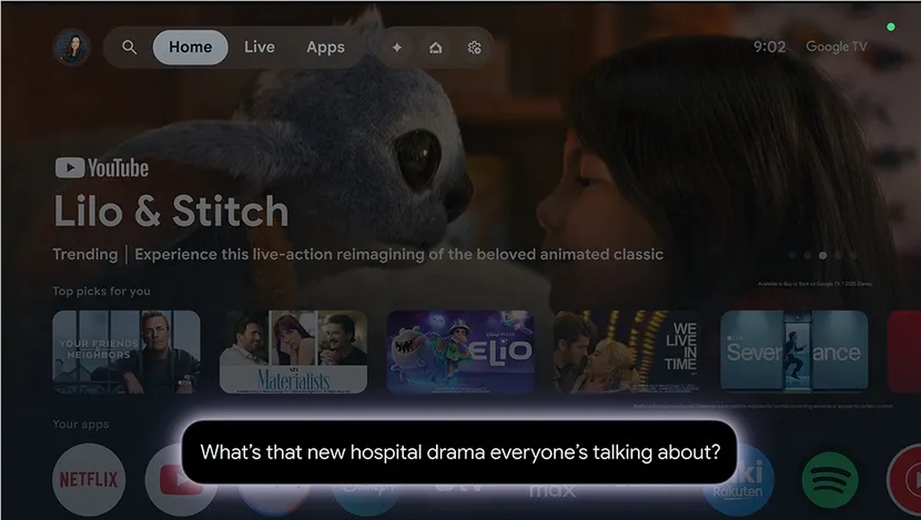 Google的Gemini AI助手登陆Google TV