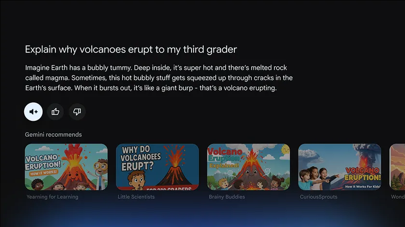 Google的Gemini AI助手登陆Google TV