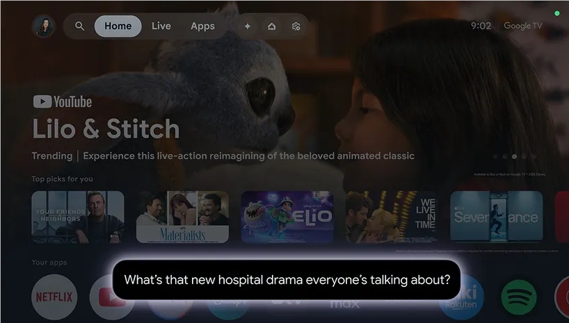 Gemini AI 助手正式登场 Google TV，开启智能电视新体验