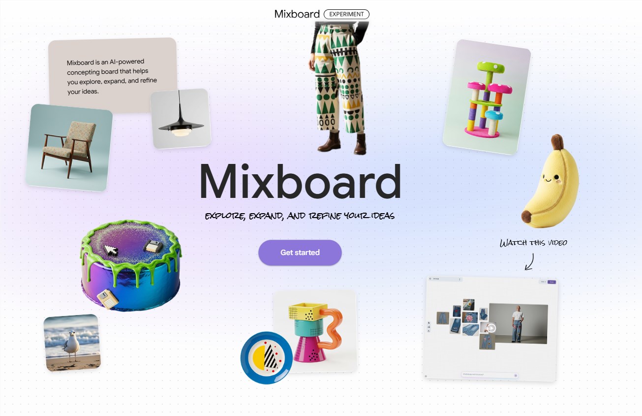 谷歌推出 Mixboard:让创意设计更轻松的 AI 工具