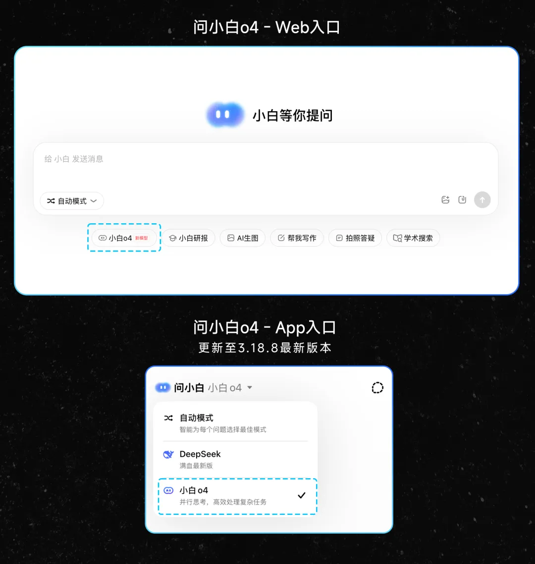 会头脑风暴的 AI,问小白 o4 模型上线, 国内首个并行思考模型来了