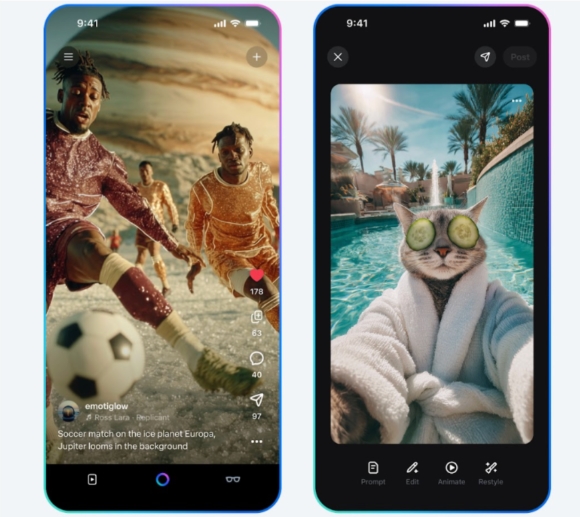 Meta力推AI短视频“Vibes”进欧洲！全AI生成内容引争议，“AI版TikTok”是未来还是“AI泔水”？