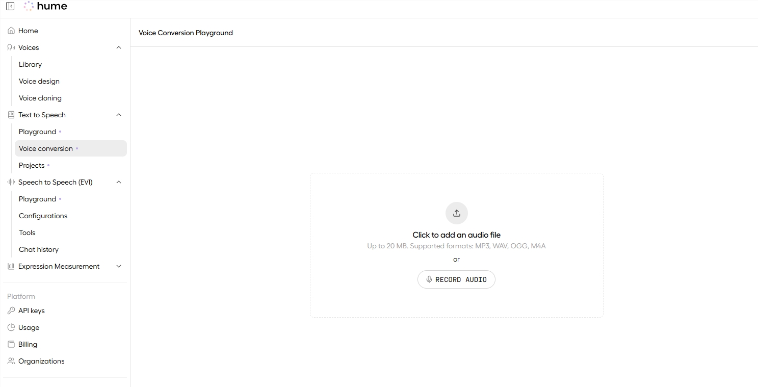 Hume AI语音转换功能上线，单次捕捉完美复刻你的“声音灵魂”