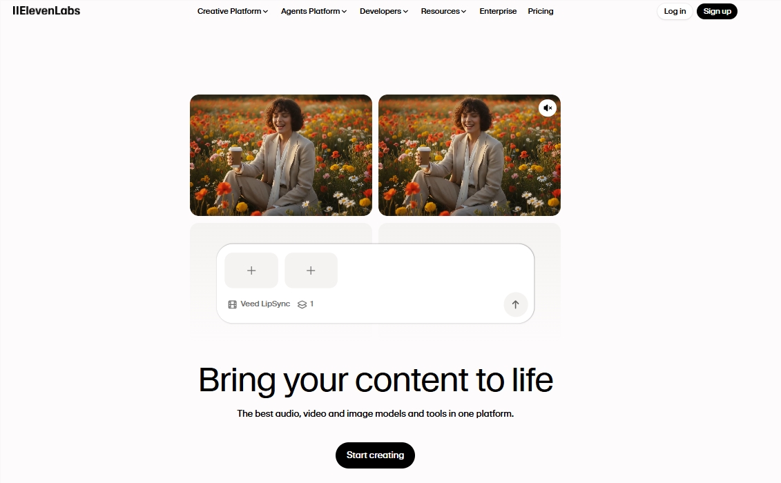 ElevenLabs炸裂级更新：图像、视频、音乐一站式生成