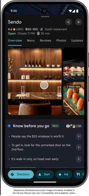 谷歌地图Gemini升级：AI行前指南+地标导航+充电桩预测