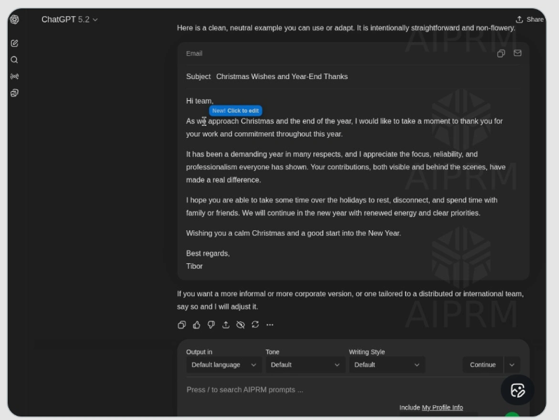 ChatGPT界面大升级！OpenAI上线“富文本编辑块”，写邮件、写博客无需再复制到Word