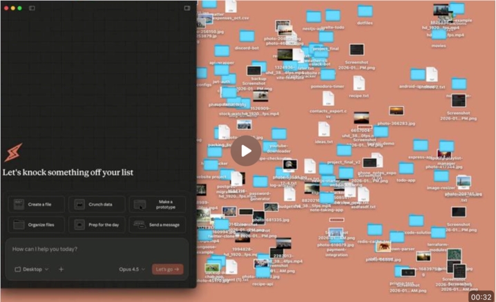 Claude Cowork两周“自举”上线， 4600 万人围观的AI办公革命，是效率神器还是安全隐忧？