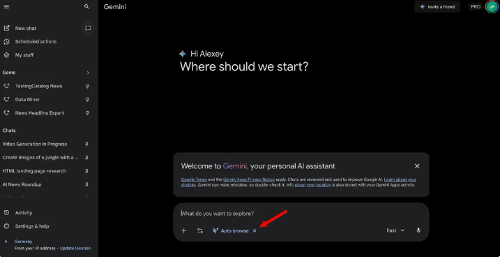 Google Chrome 全新 “自动浏览” 功能上线，智能代办在线任务