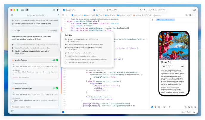苹果联手 OpenAI 推出 Xcode 智能体，支持 GPT-5级别模型