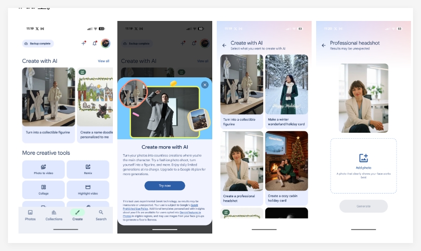 iPhone 也能用上 Gemini 了！谷歌相册“AI创作”功能正式登陆 iOS 平台