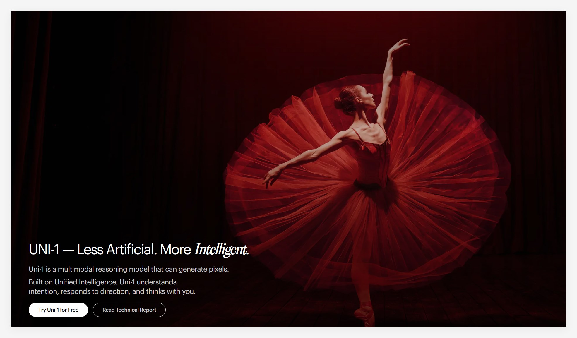 Luma AI 发布 Uni-1 图像模型，采用自回归架构同步生成文本与像素