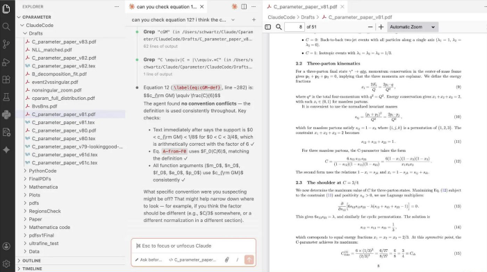 哈佛教授“收徒”AI：仅用两周将 Claude 培养成物理系研二学生