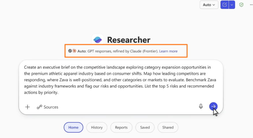 模型界“强强联手”！微软发布深度研究智能体：GPT 负责草拟，Claude 负责审稿