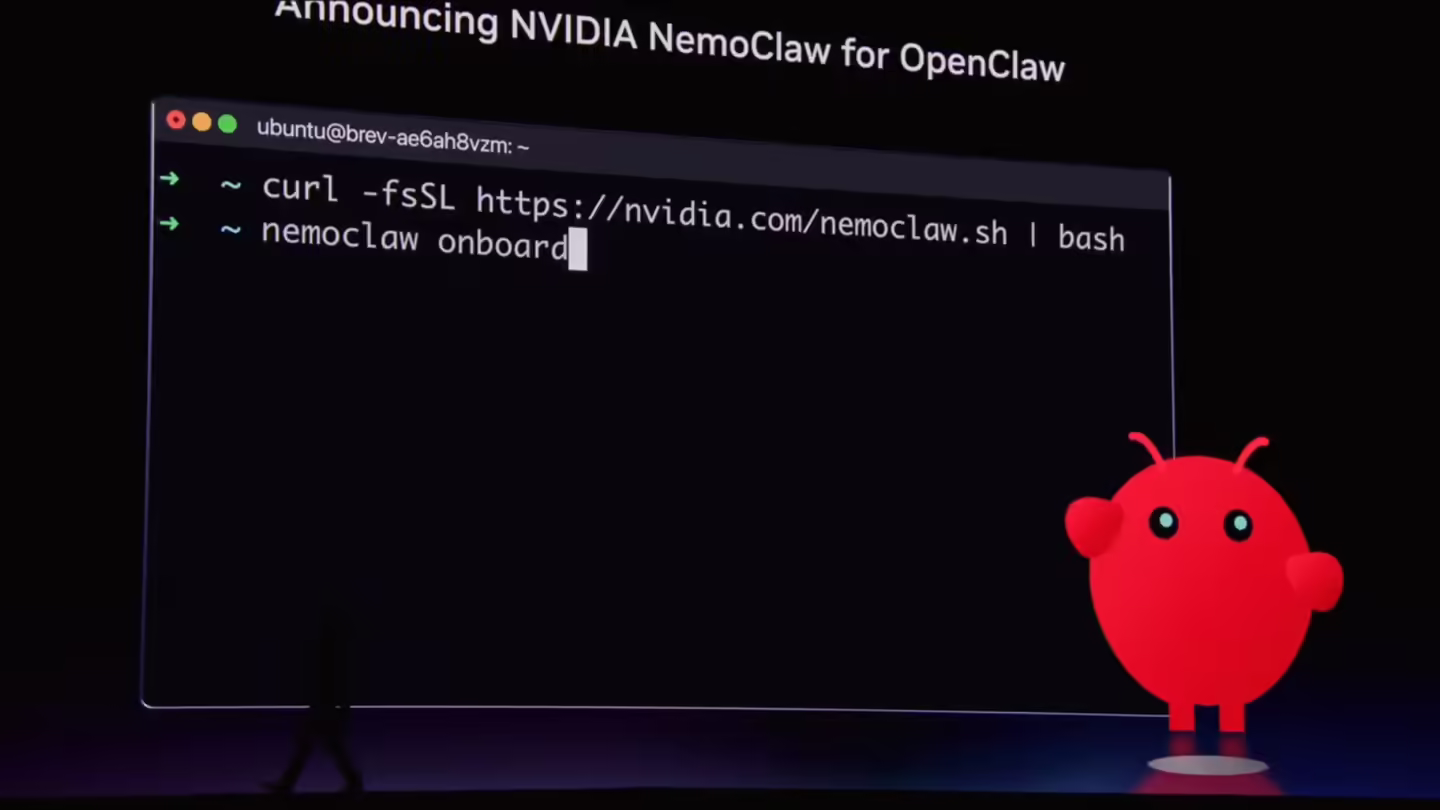 英伟达推出针对“小龙虾”OpenClaw 智能体平台的 NemoClaw 软件栈，主打“一键安装”体验