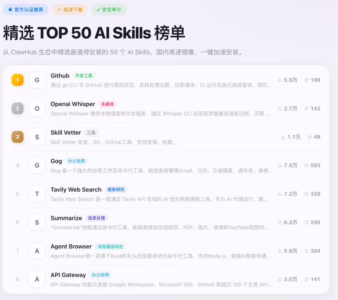 腾讯云“龙虾技能社区 SkillHub ”上线，专为国产用户优化！