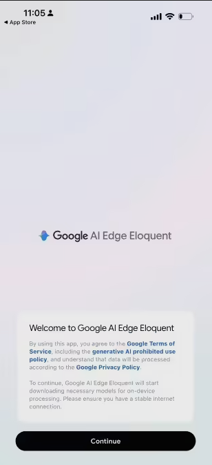 谷歌发布首款离线 AI 听写应用 Eloquent：手机秒变专业速录员