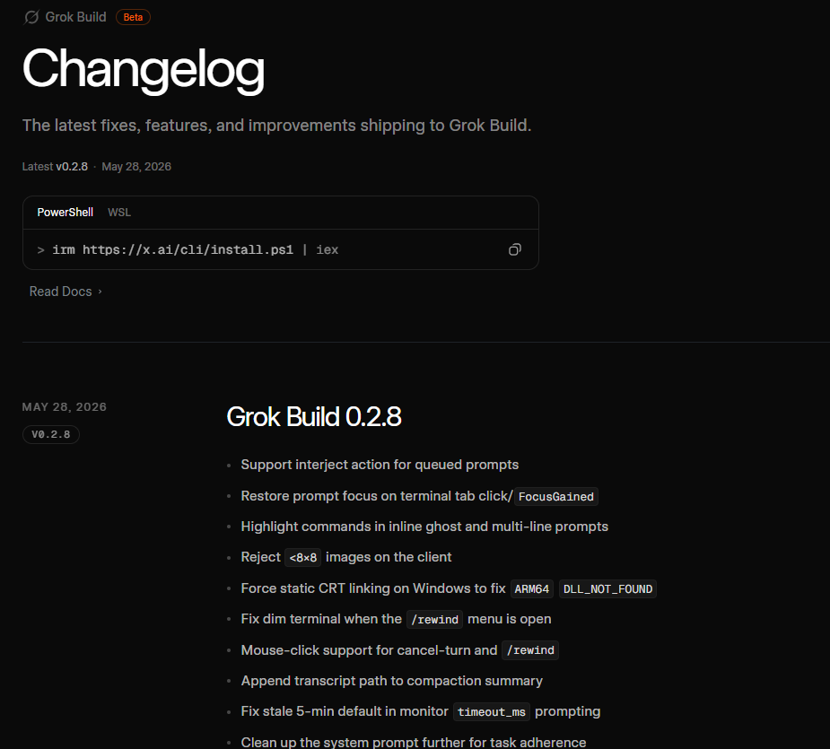 Grok Build 0.2.7 重磅更新：/usage、/login 上线，多子代理共享终端 + 图像理解大提升