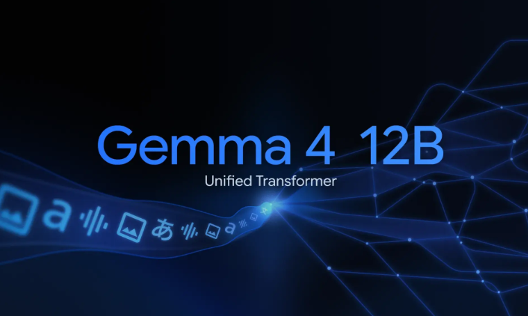 谷歌推出全新 Gemma 4 12B 模型：轻松处理视觉与音频，无需编码器