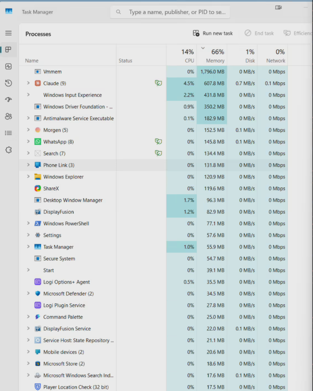 Windows 用户吐槽：Claude Desktop刚启动就霸占 1.8GB 内存